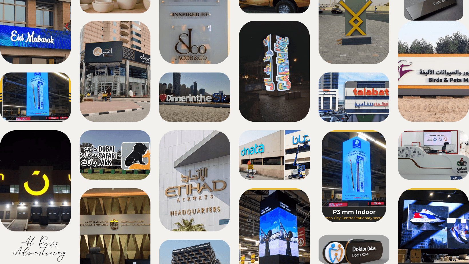 Leading Signage Firms in Dubai: Al Rizq Advertising