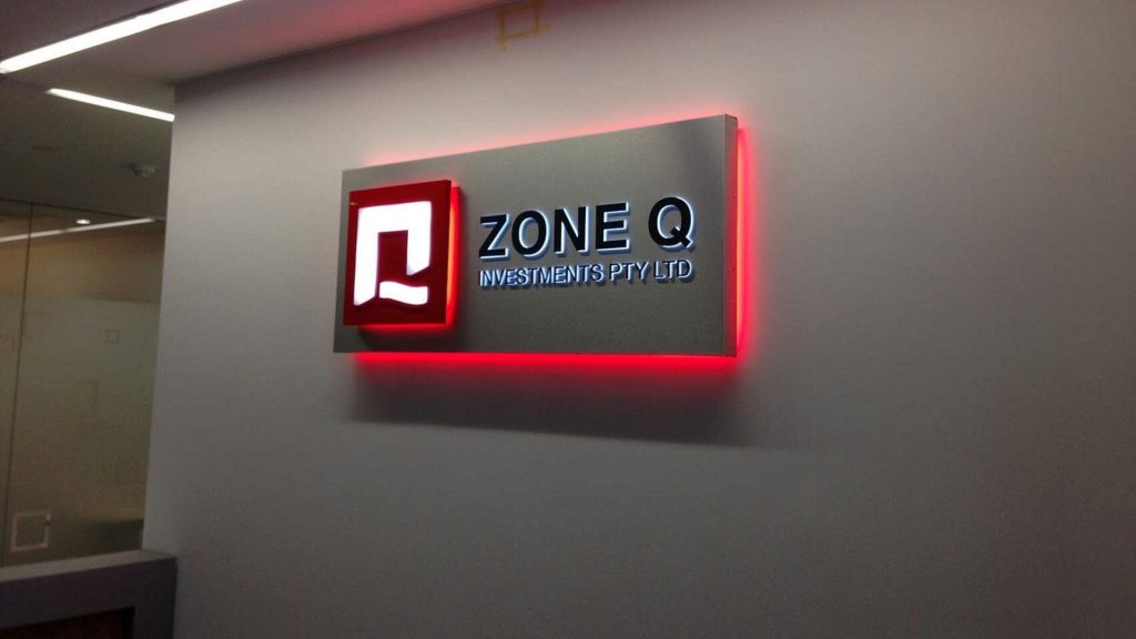 Door Signage With Backlit