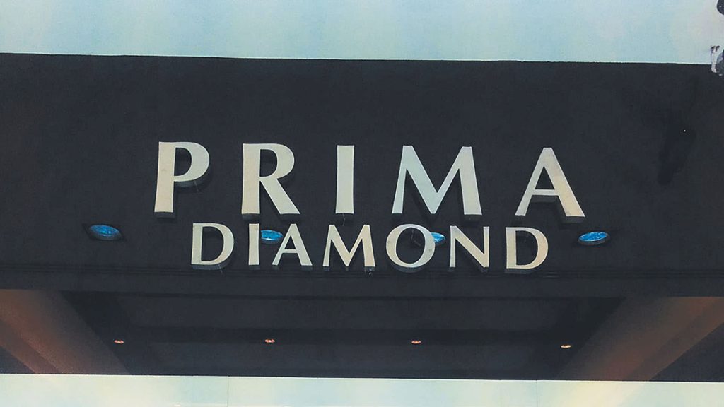 Prima 3D Stainless Steel Sign