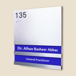 Office name plate 13