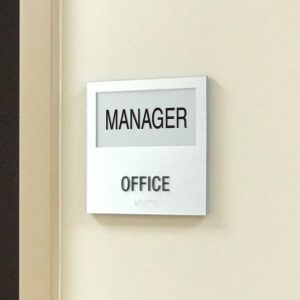 Office name plate 6