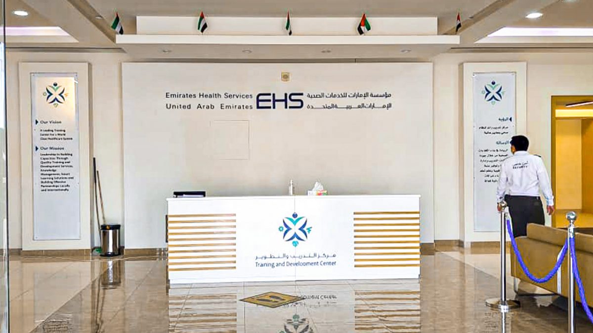 emirates health services INDOOR SIGNAGE