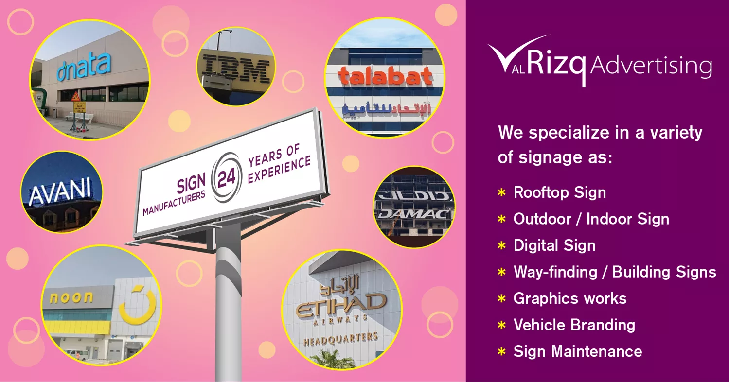 Leading Outdoor Signage Company in Dubai and Abu Dhabi