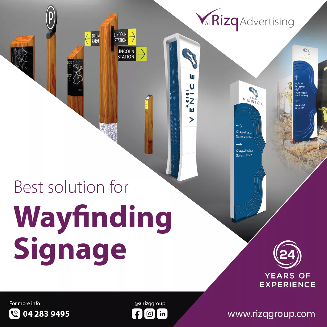 Way finding sign