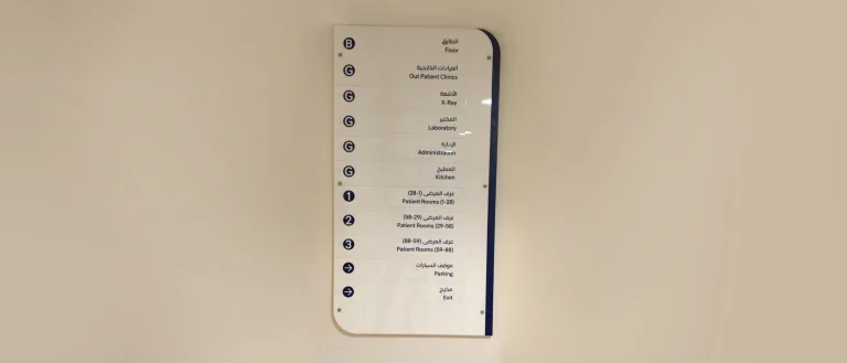 Dubai Health <br>Internal Signage & Wayfinding Systems