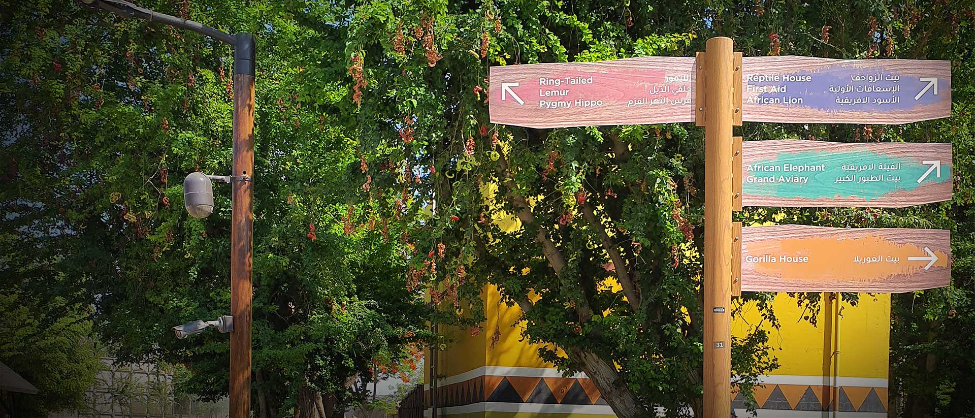 Dubai Safari Park <br>Wayfinding & Signage Systems