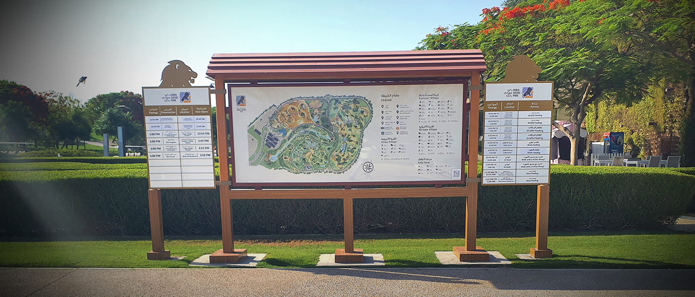 Dubai Safari Park <br>Wayfinding & Signage Systems