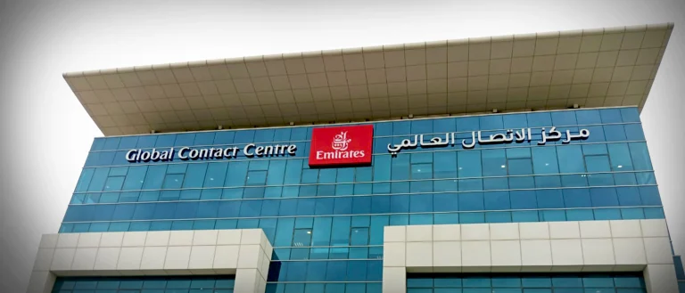 Emirates Global Contact Centre Facade Signage