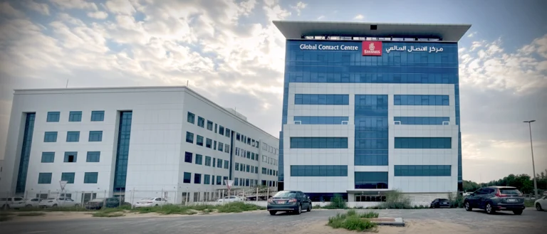 Emirates Global Contact Centre Facade Signage