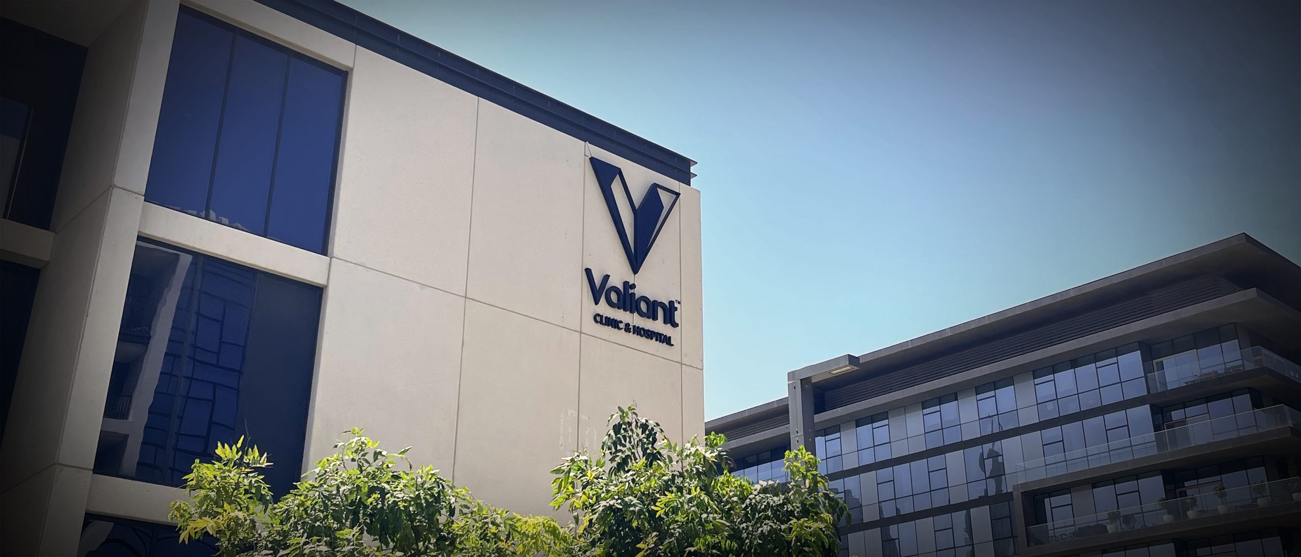 Valiant Clinic & Hospital <br>Premium Healthcare Branding & Wayfinding
