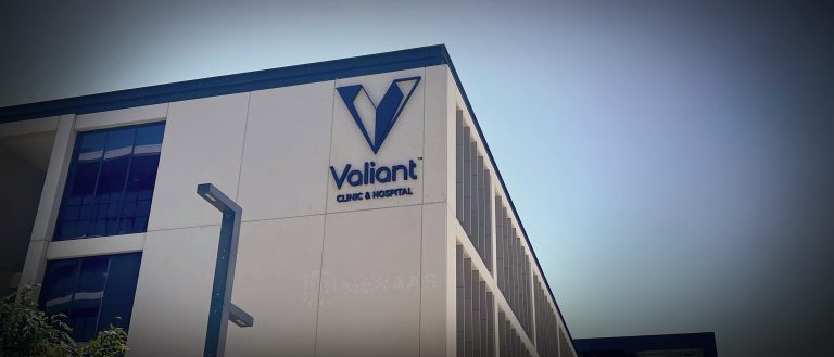 Valiant Clinic & Hospital <br>Premium Healthcare Branding & Wayfinding